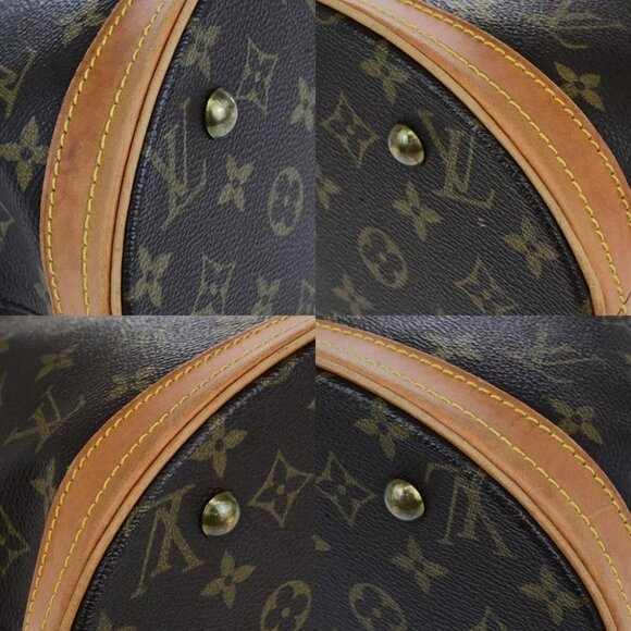 LOUIS VUITTON BUCKET PM Shoulder Tote Bag Monogram Leather Brown M42238 98KA454 - Picture 8 of 16